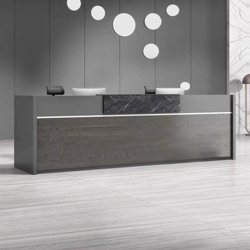 Reception Desk Counter - Office paint front desk reception desk