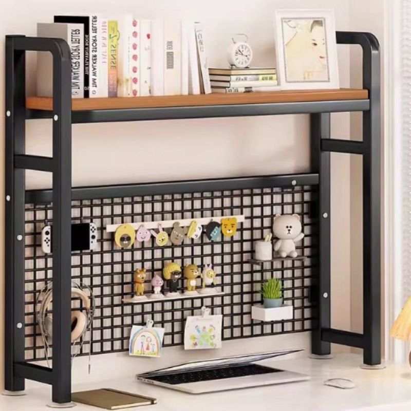 Cubicle Shelf Organizer - Grid Shelf Desktop Shelf Desk Dresser