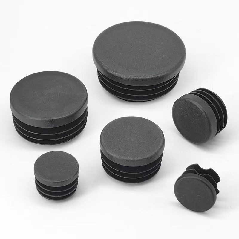 Office Furniture Outlet - Round Plugs OD(10--140mm) Black Plastic End