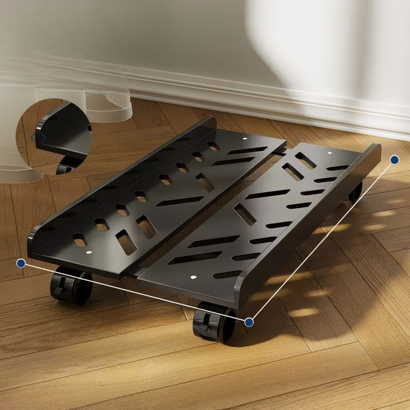 Cubicle Shelf Organizer - Adjustable CPU Stand Universal Under Desk