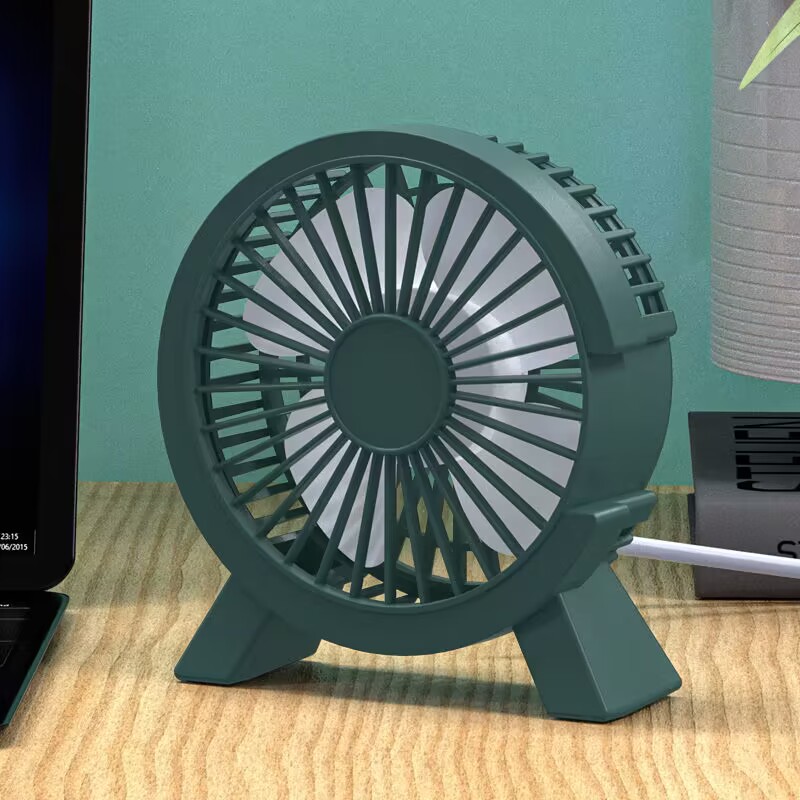 Office Furniture Desk - Mini USB Rechargeable Table Fan Portable