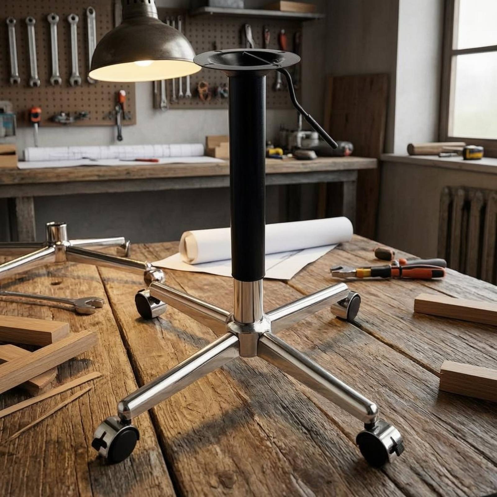 Office Furniture Desk - Mobile Desk Base Metal Caster Desk