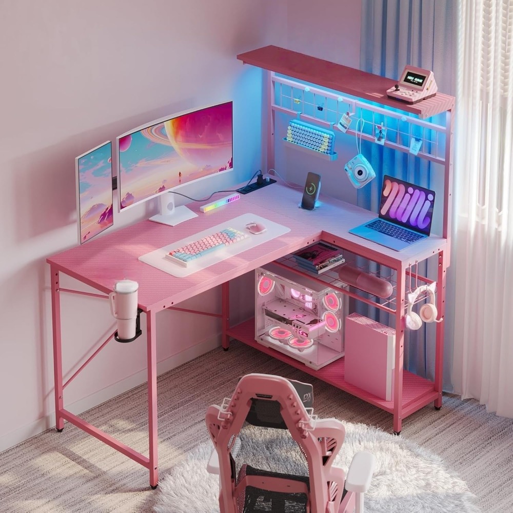 Office Furniture Outlet - 42 L Gaming Desk,Computer Desk with