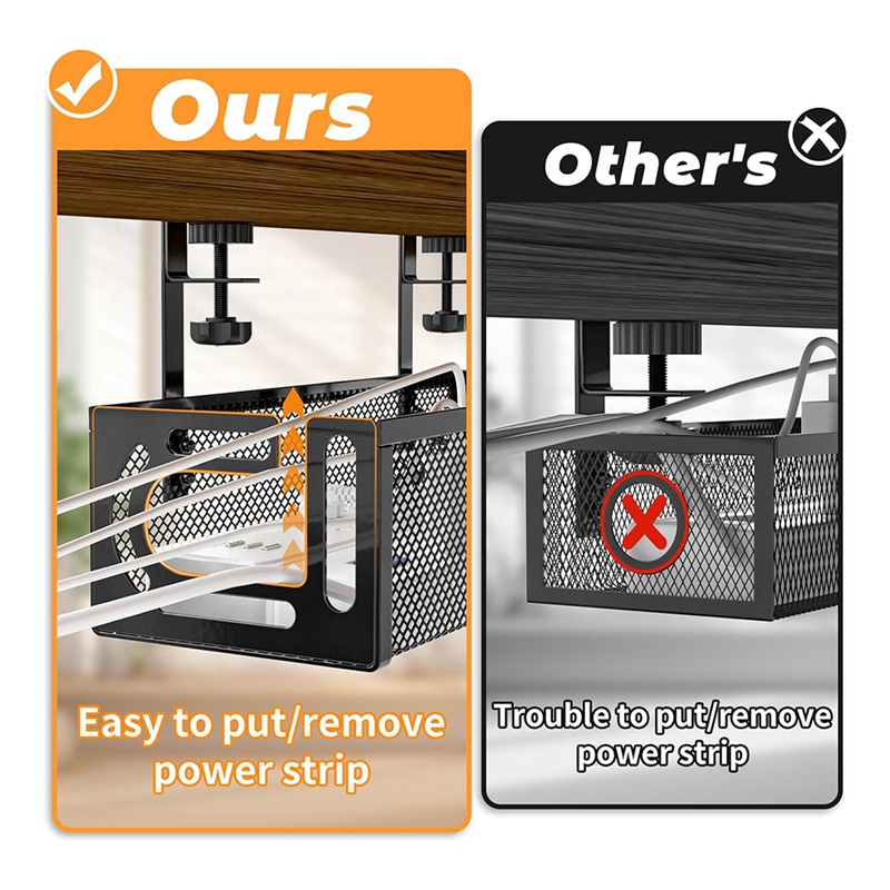 Cable Tray Under Desk - File storage in Stock New Arrivals