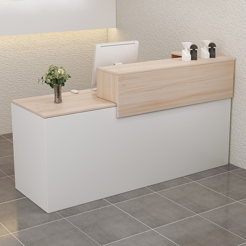 Reception Desk Counter - Light Luxury Integrated Reception Counter Simple