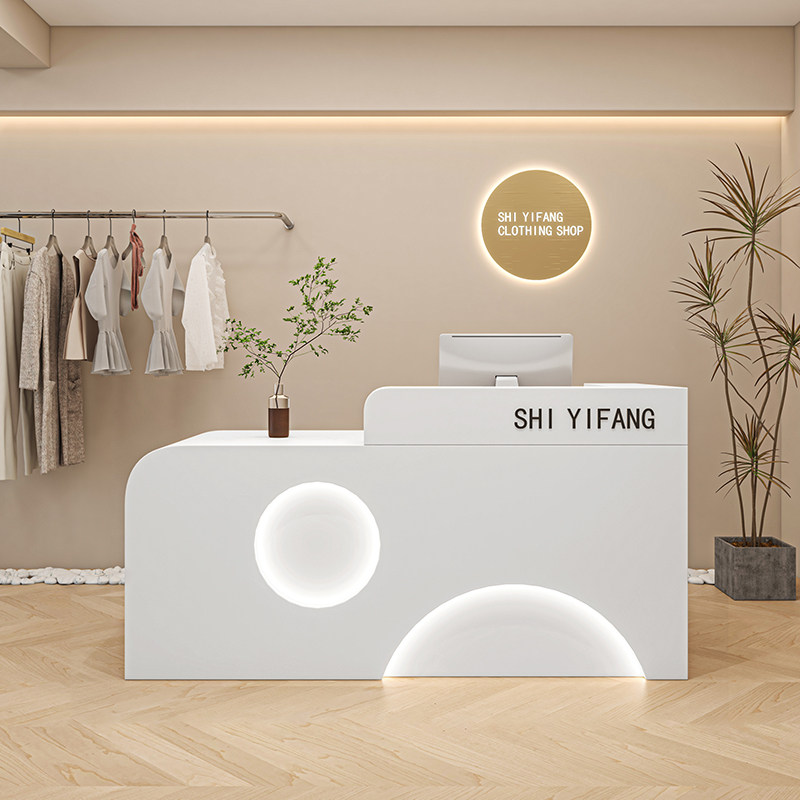 French Cream Style Cashier Des - đánh giá và giá Office Furniture High End