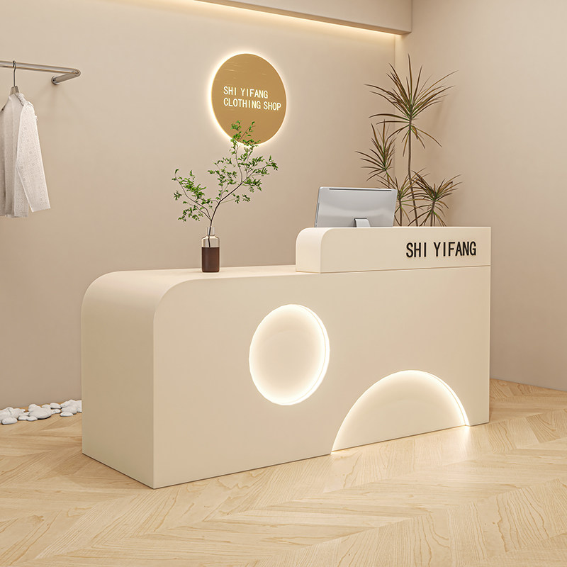French Cream Style Cashier Des - đánh giá và giá Office Furniture High End