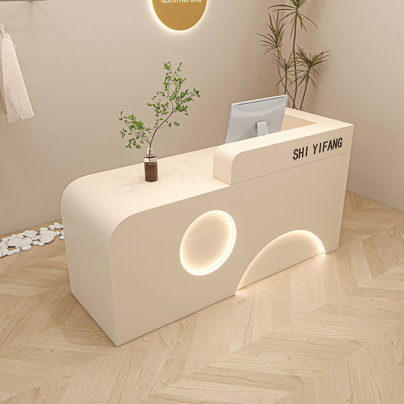 French Cream Style Cashier Des - đánh giá và giá Office Furniture High End