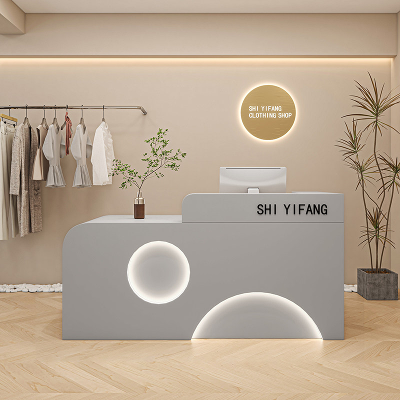 French Cream Style Cashier Des - đánh giá và giá Office Furniture High End