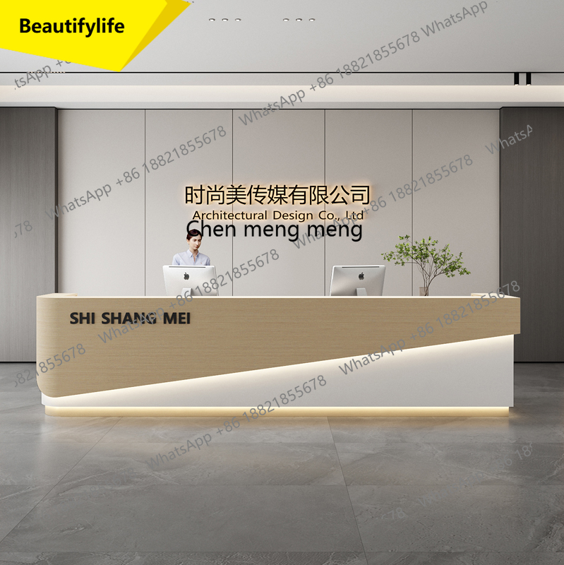 X188 Simple and modern hotel l - đánh giá và giá Reception Desk Counter