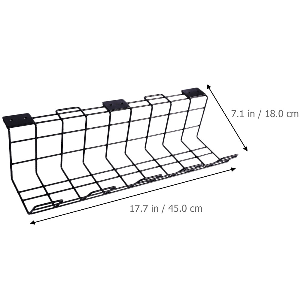 2Pcs Premium Iron Under Desk C - đánh giá và giá Cable Tray Under Desk