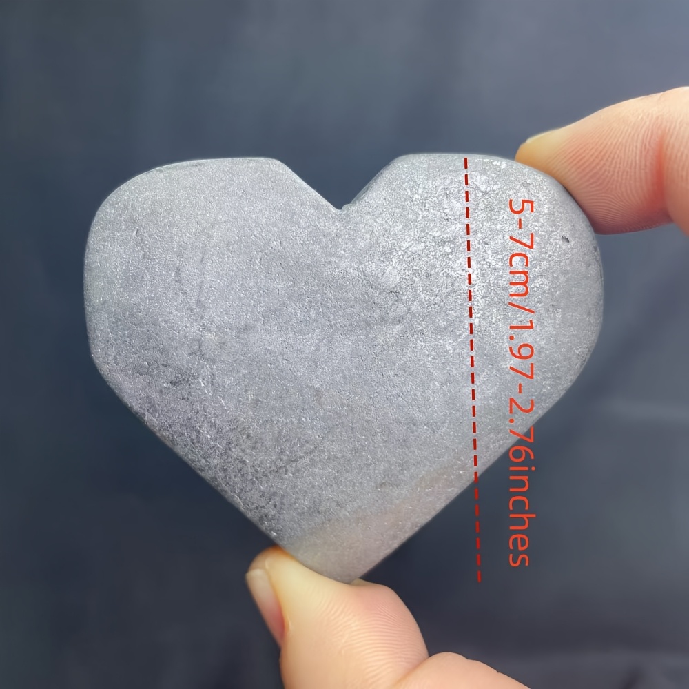 1pc Natural Shungite Heart Raw - đánh giá và giá Office Furniture In China