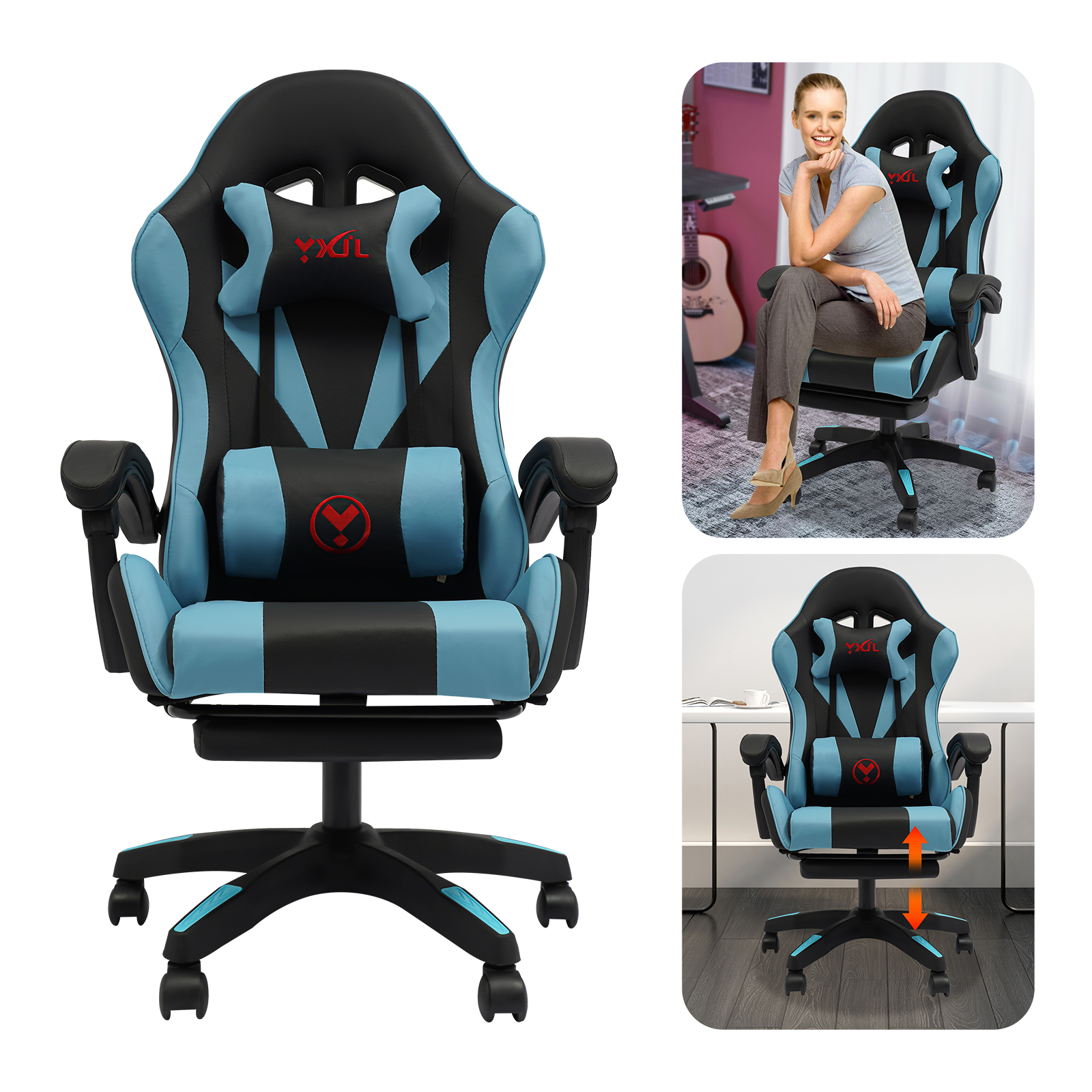 Ergonomic Racing Gaming Chair  - đánh giá và giá Furniture Chairs For Office