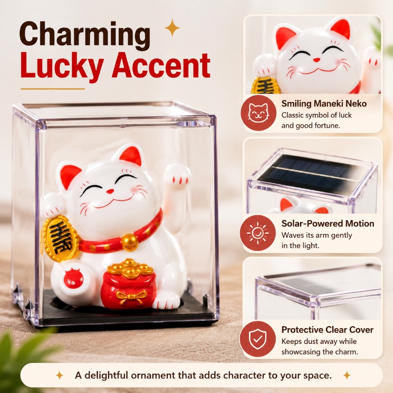 Mini Solar Lucky Cat Waving Ar - đánh giá và giá Cubicle Shelf Organizer