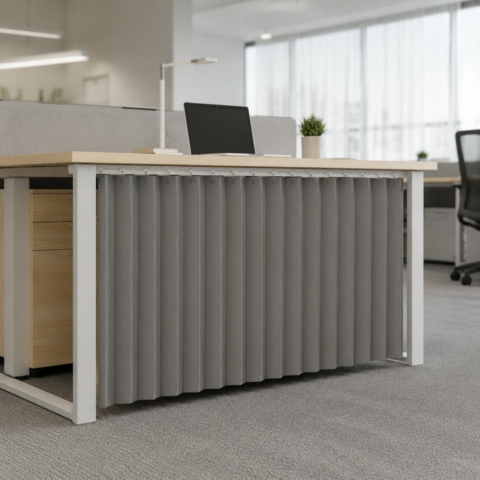 Desk Privacy Curtain Wind Bloc - đánh giá và giá Office Furniture Desk