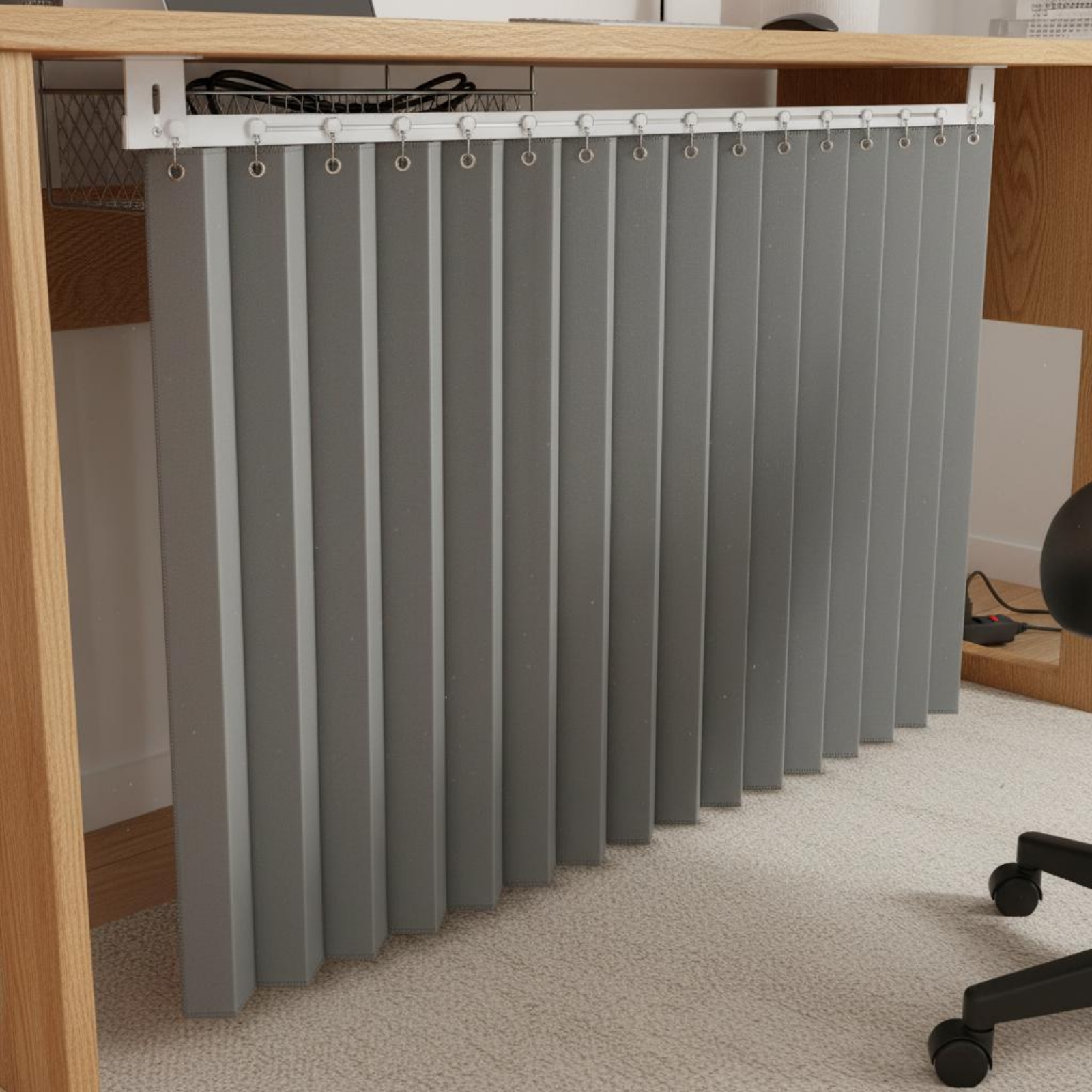 Desk Privacy Curtain Wind Bloc - đánh giá và giá Office Furniture Desk
