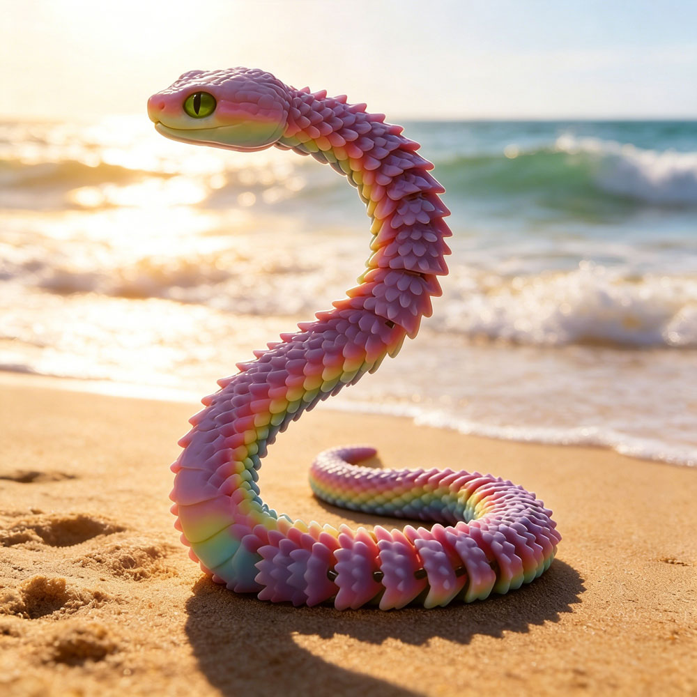 3D Printed Snake Decor 30cm Of - đánh giá và giá Cubicle Shelf Organizer