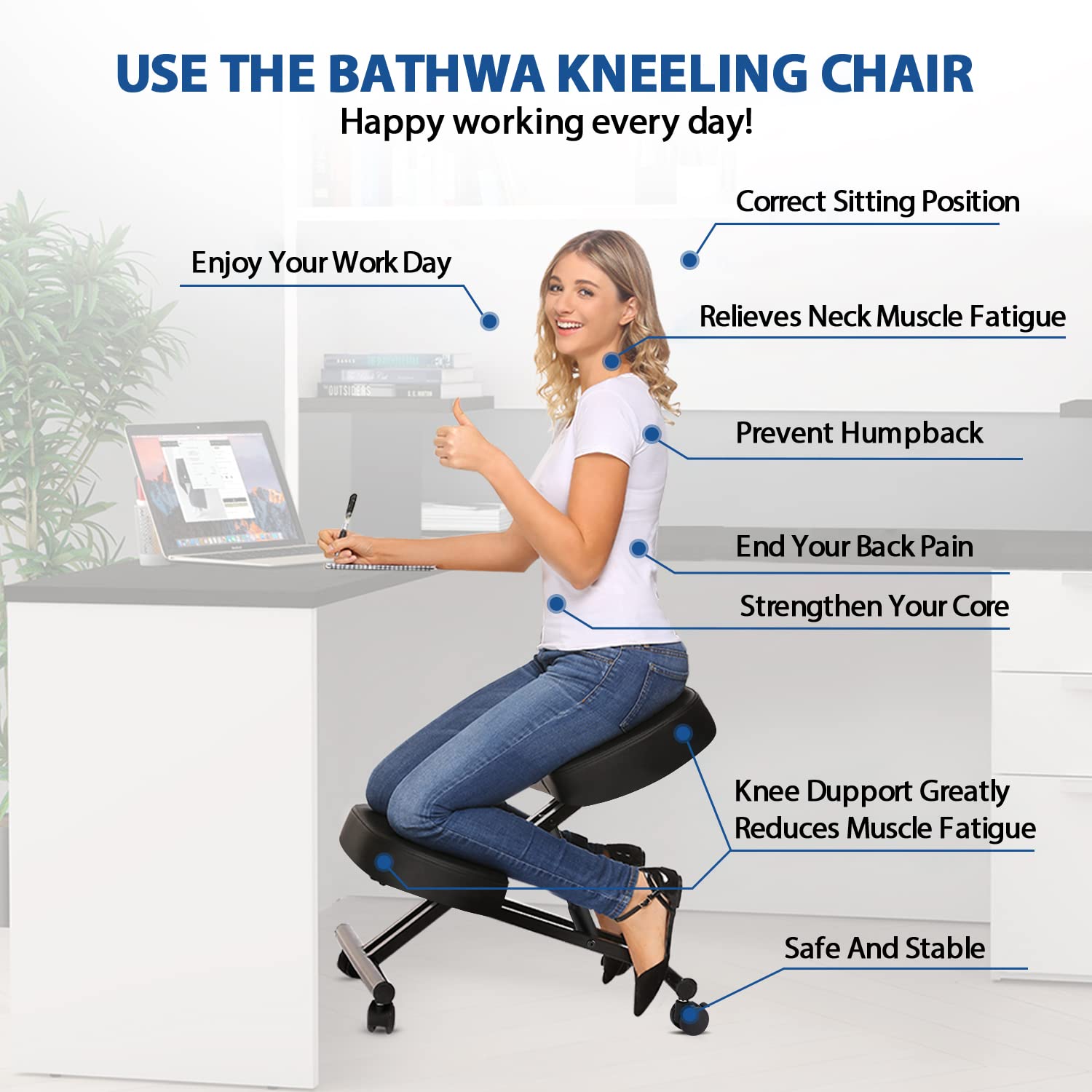 Kneeling Chair Ergonomic for O - đánh giá và giá Furniture Chairs For Office