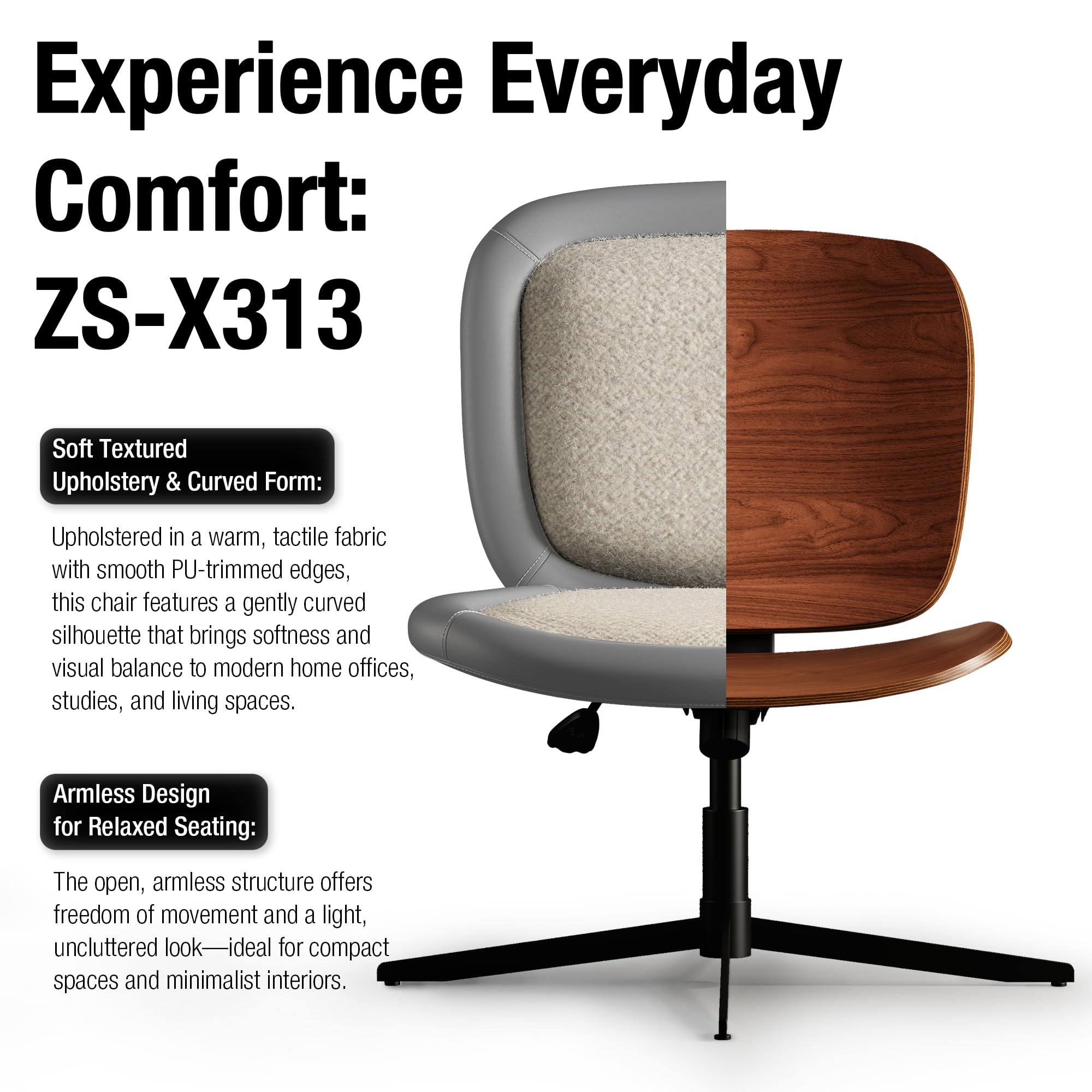 Armless Office Chair With Whee - đánh giá và giá Office Furniture Desk