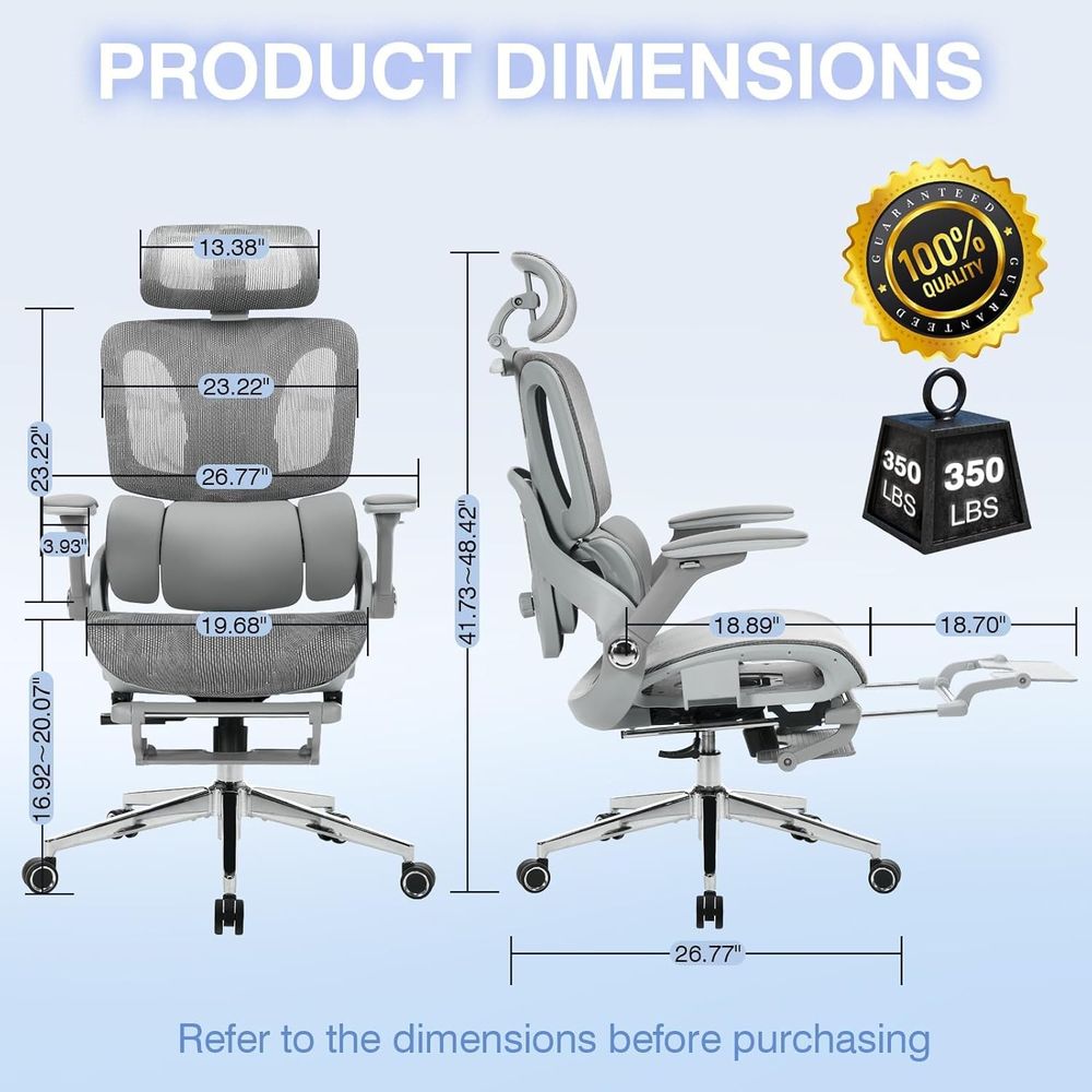 Ergonomic Mesh Office Chair wi - đánh giá và giá Office Furniture Zone