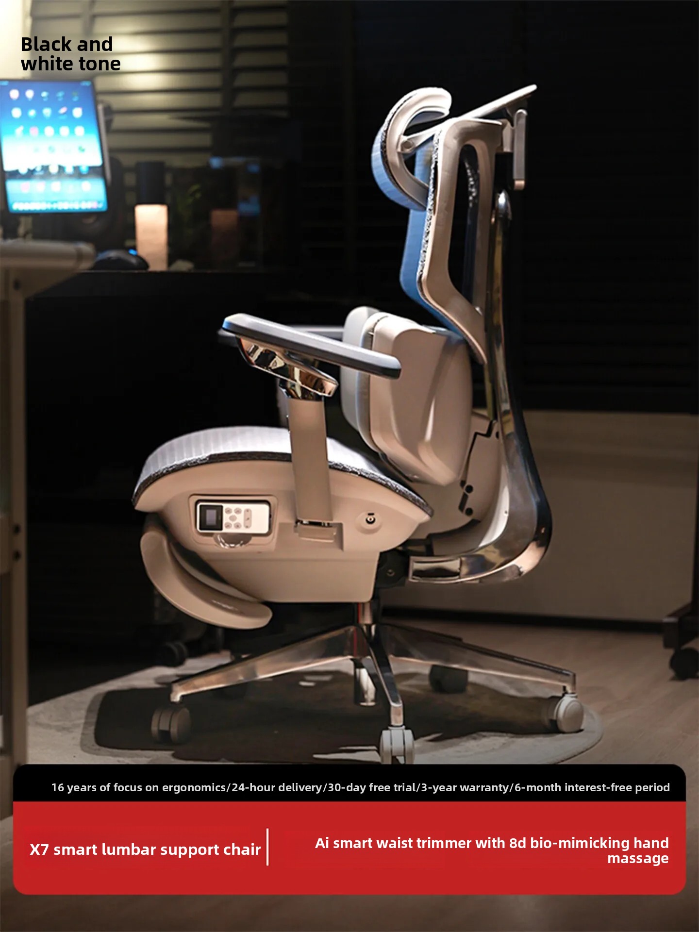 Ergonomic Chair,AI 3-Zone Lumb - đánh giá và giá Office Furniture Zone