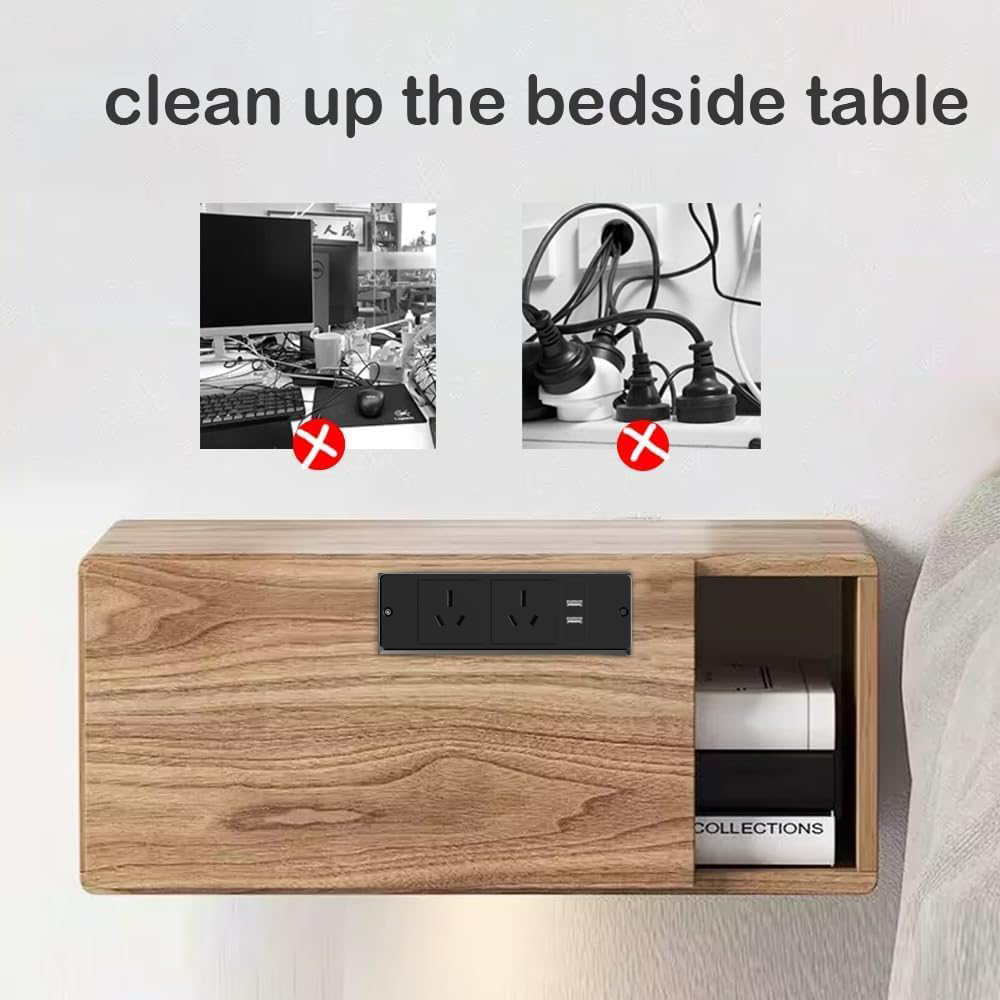 Au 1500W Recessed Power Strip  - đánh giá và giá Office Furniture Outlet