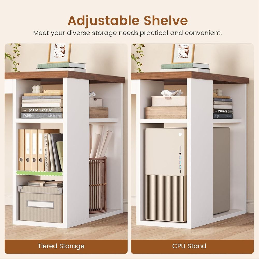67 L-Shaped Desk with 3 Drawer - đánh giá và giá Office Furniture Outlet