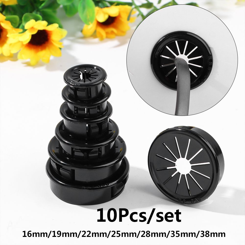 10pcs/set Plastic Cable Hole C - đánh giá và giá Office Furniture Outlet