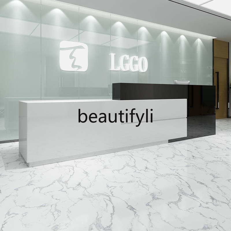 Simple Modern Beauty Salon Rec - đánh giá và giá Reception Desk Counter