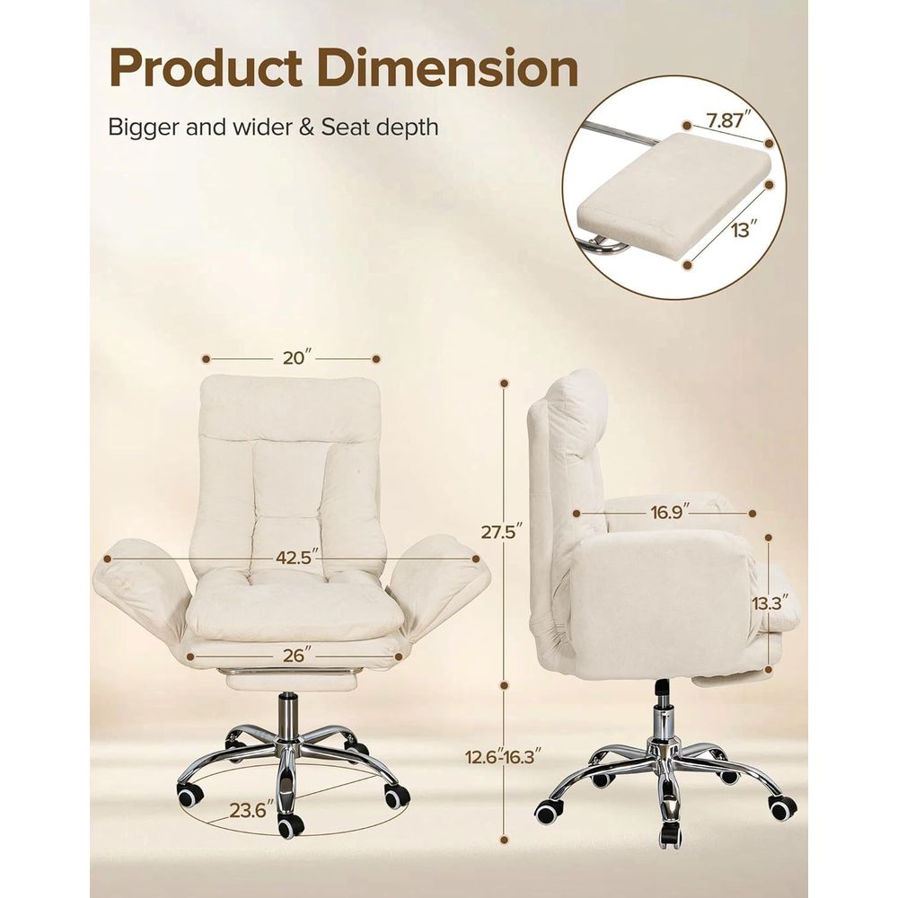 Ergonomic Extra-Wide Office Ch - đánh giá và giá Office Footrest Cushion
