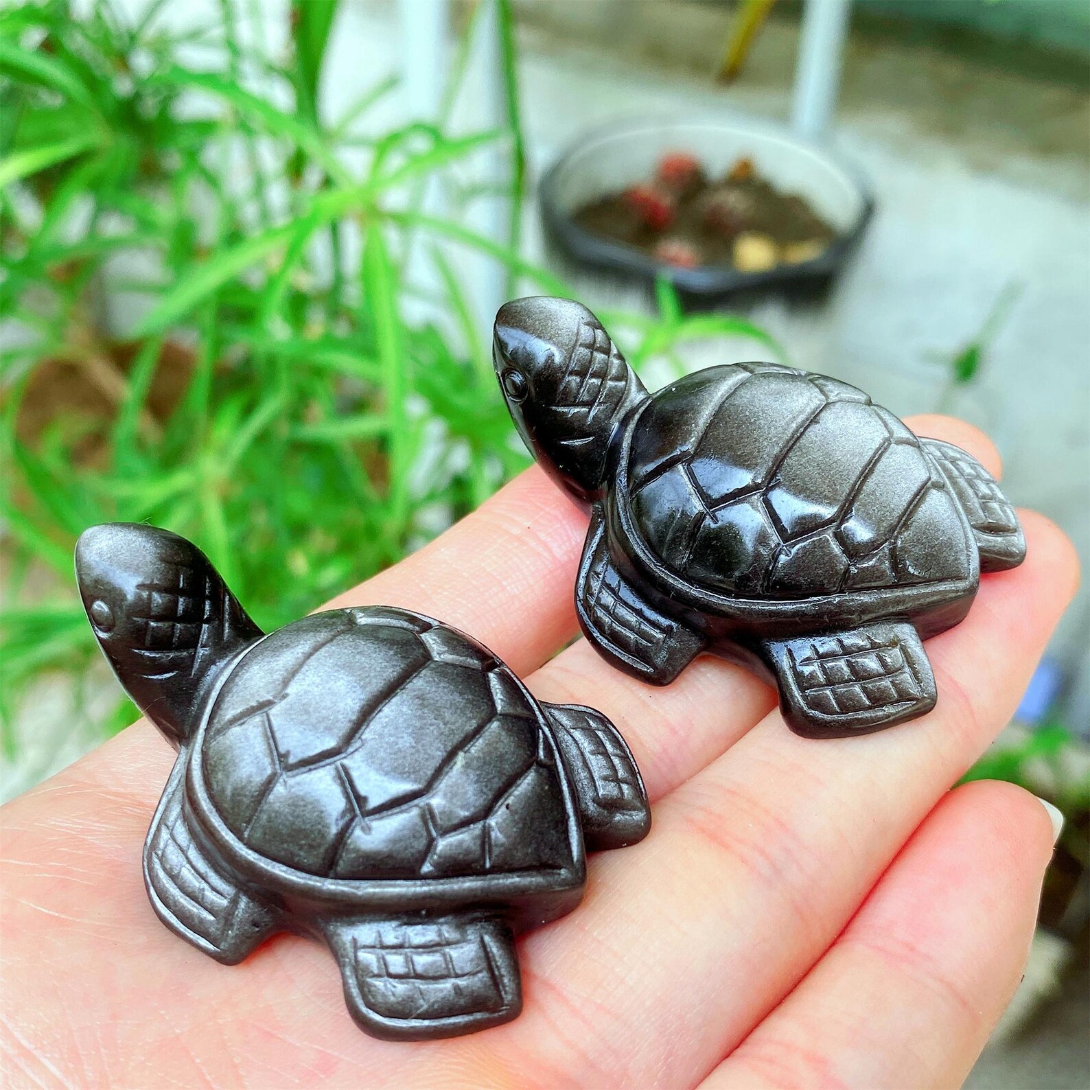 1pc Carved Silver Obsidian Sea - đánh giá và giá Office Furniture In China