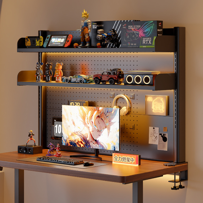 Clamp on Desk Shelf with Pegbo - đánh giá và giá Cubicle Shelf Organizer
