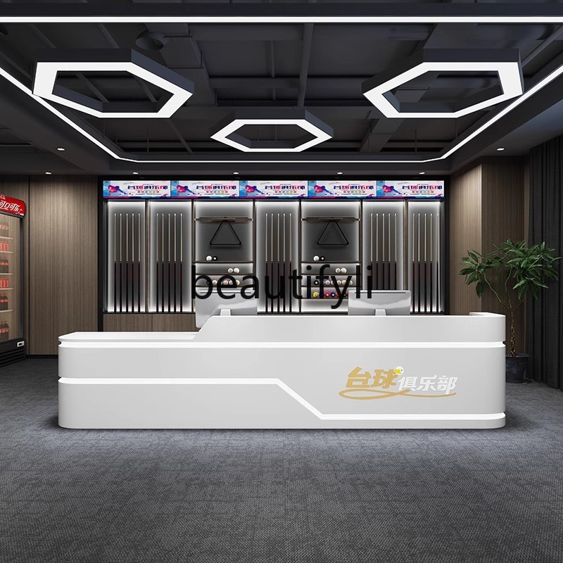 Billiard Room Painted Front De - đánh giá và giá Reception Desk Counter