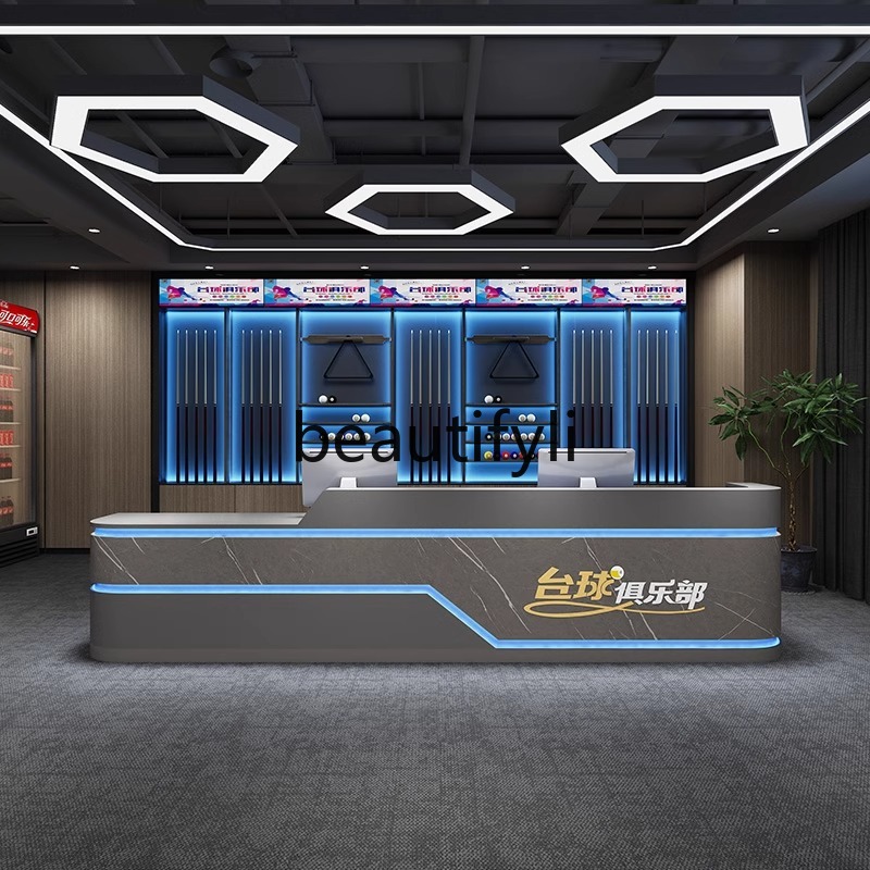 Billiard Room Painted Front De - đánh giá và giá Reception Desk Counter