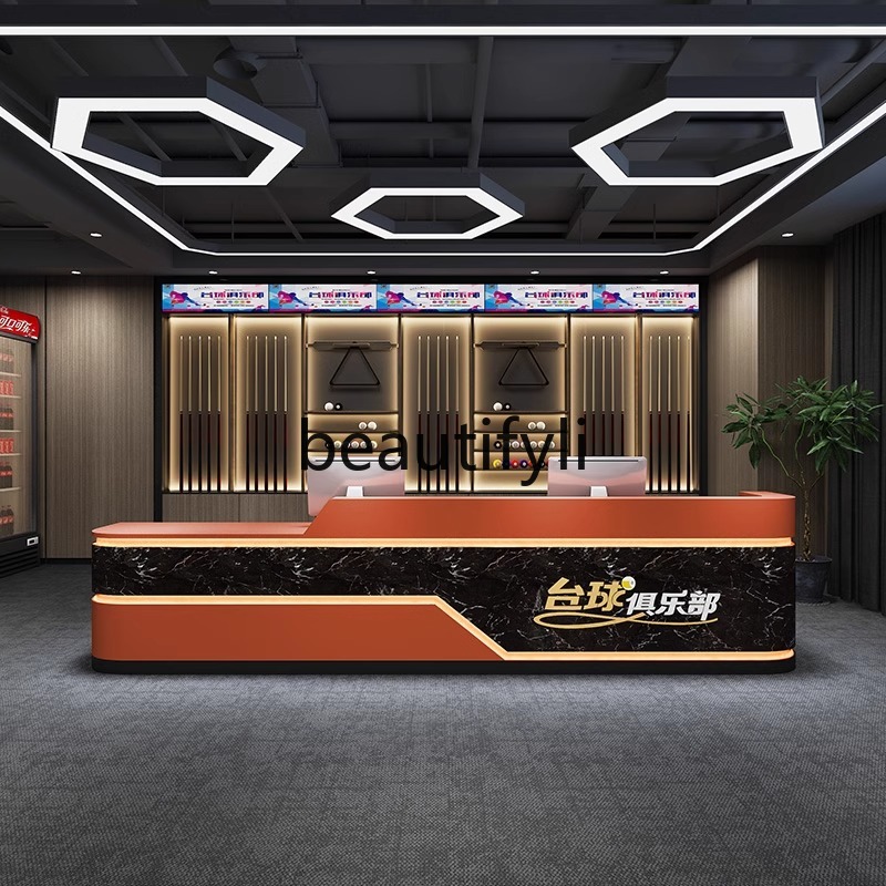 Billiard Room Painted Front De - đánh giá và giá Reception Desk Counter
