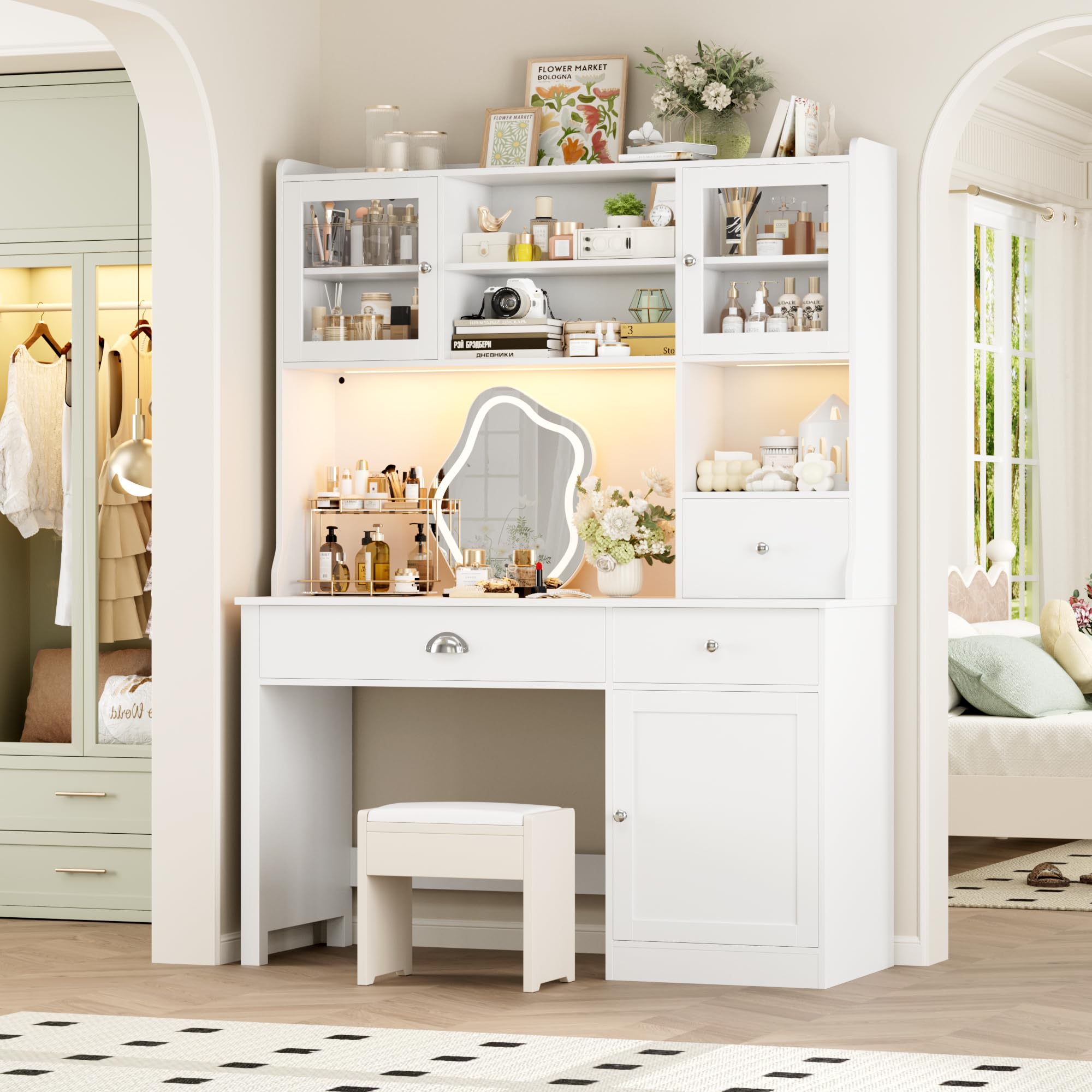 65 Inch White Computer Desk Wi - đánh giá và giá Office Furniture Outlet