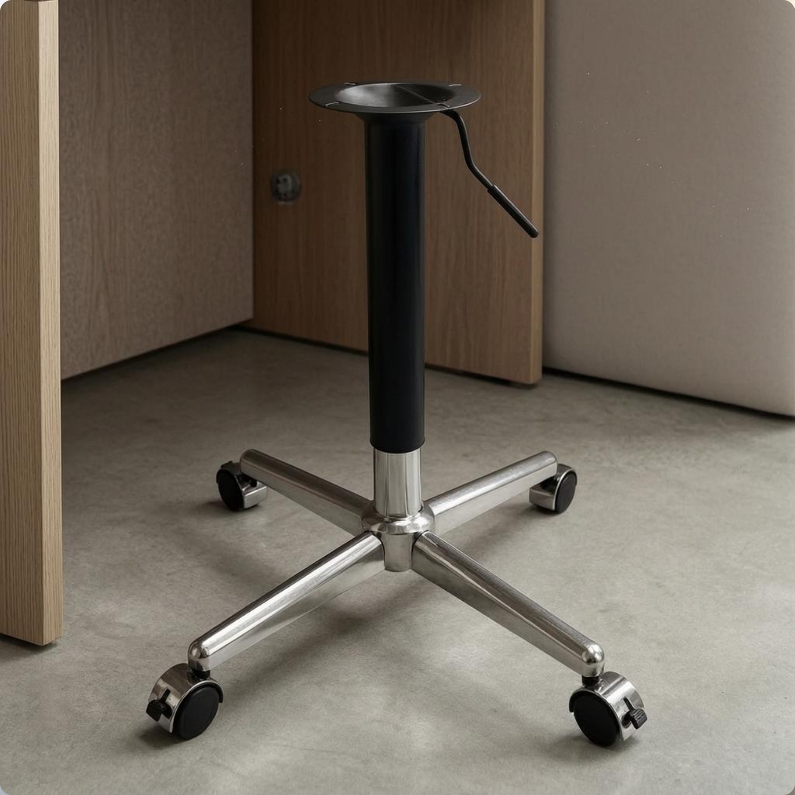 Mobile Desk Base Metal Caster  - đánh giá và giá Office Furniture Desk