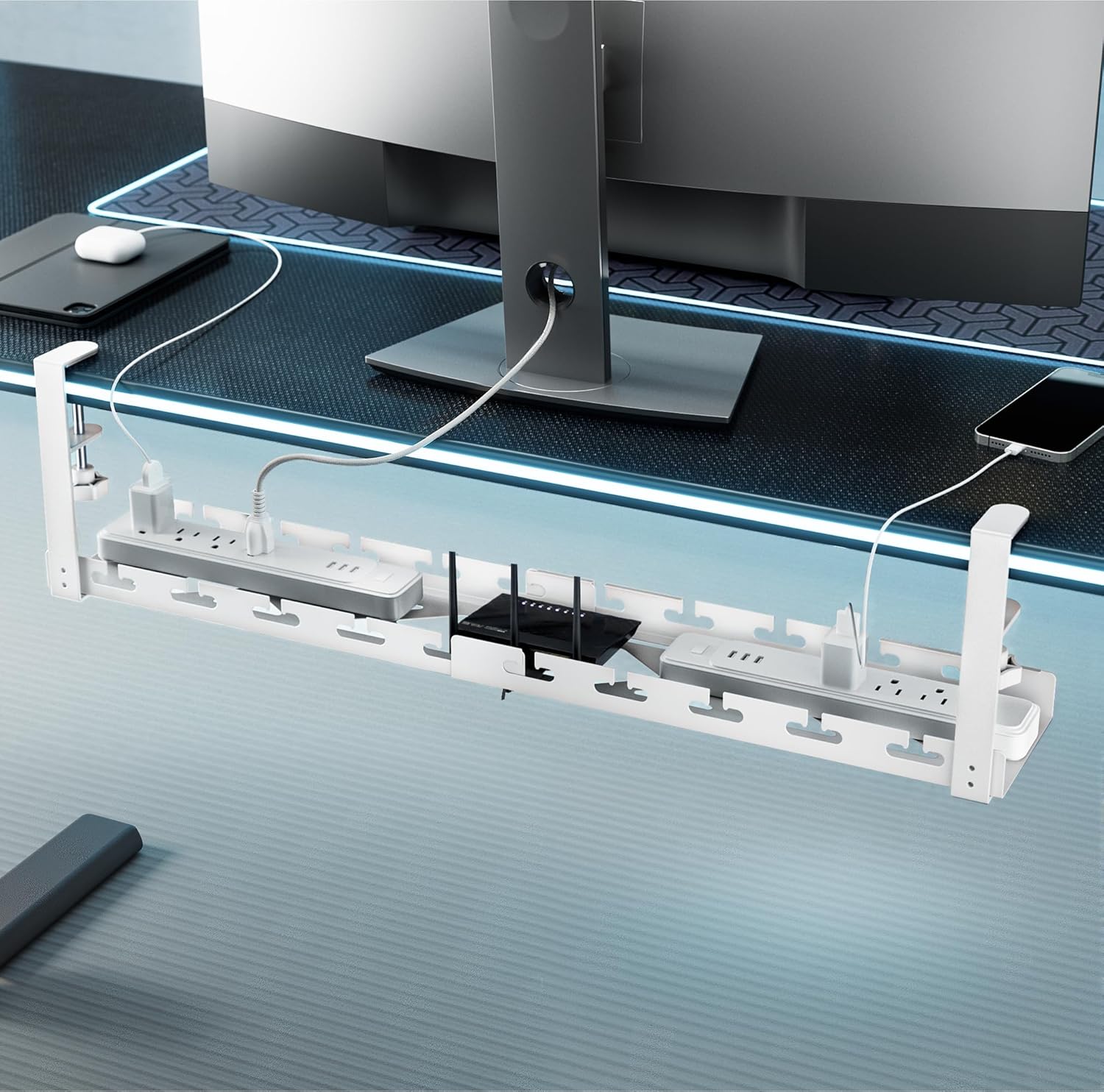 Extendable Under Desk Cable Ma - đánh giá và giá Cable Tray Under Desk