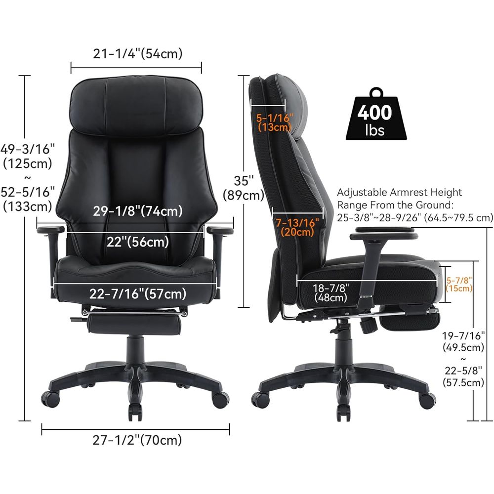 High-Back Ergonomic Office Cha - đánh giá và giá Office Footrest Cushion