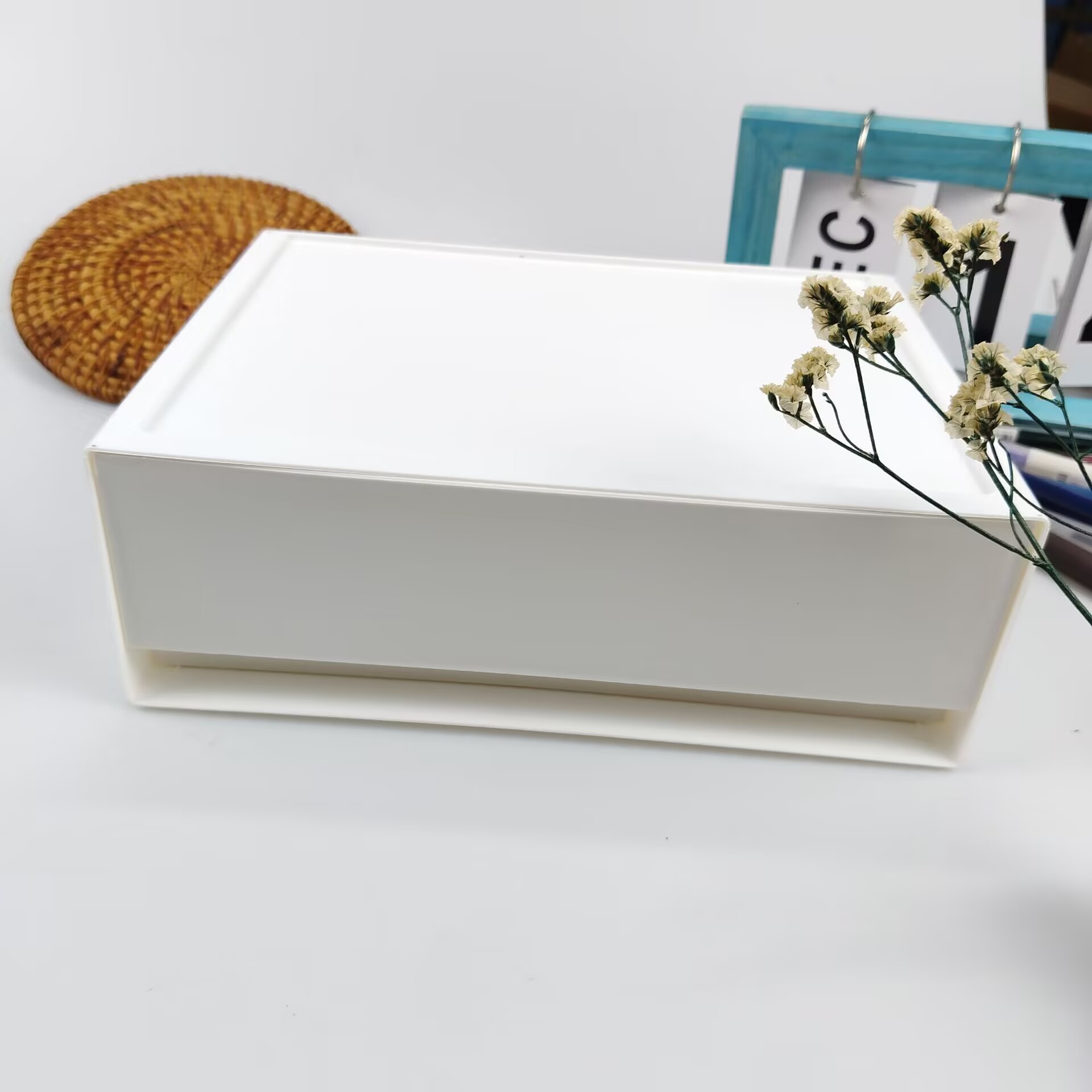 Desktop Storage Box, Drawer, C - đánh giá và giá Cubicle Shelf Organizer