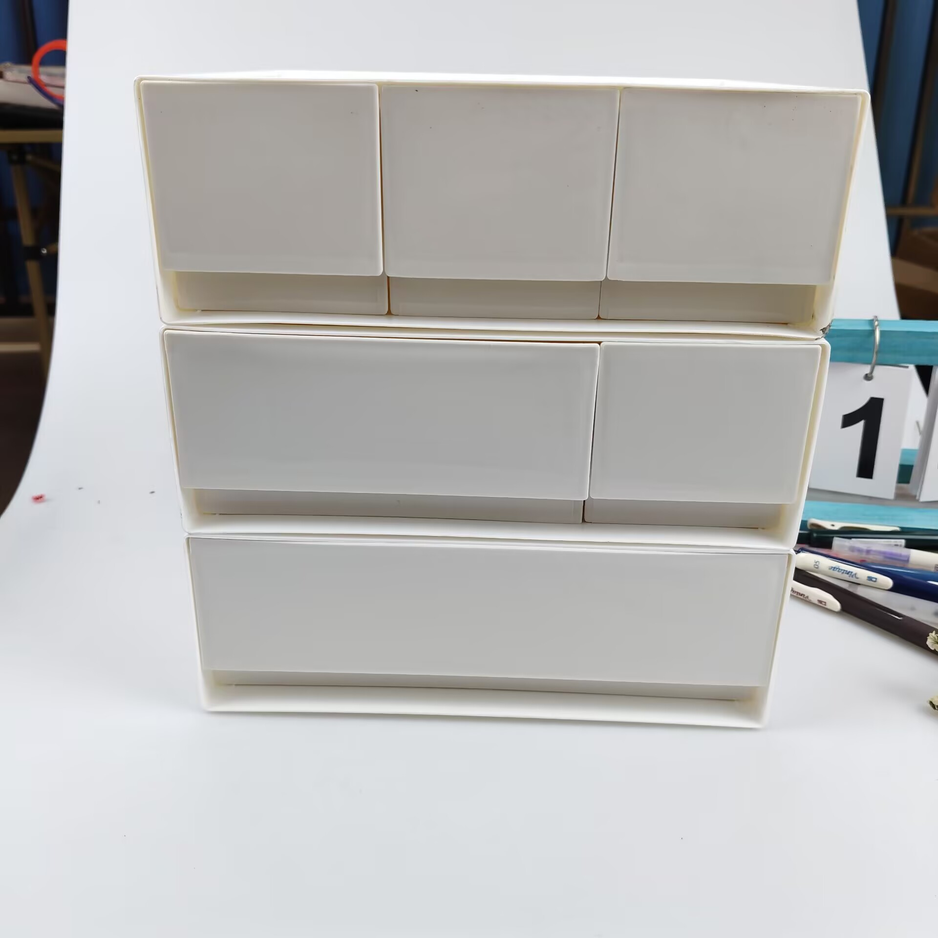 Desktop Storage Box, Drawer, C - đánh giá và giá Cubicle Shelf Organizer