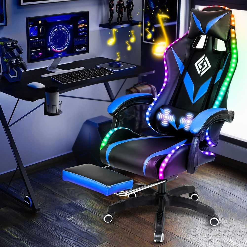 RGB Gaming Chair with Bluetoot - đánh giá và giá Furniture Chairs For Office