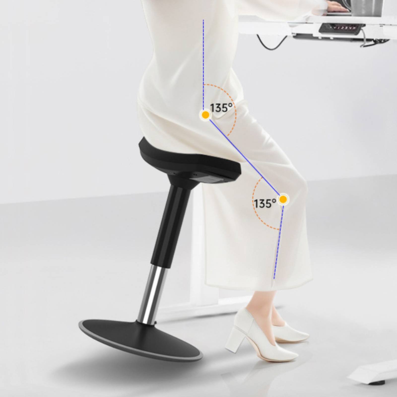 Saddle Stool Comfortable Long  - đánh giá và giá Furniture Chairs For Office
