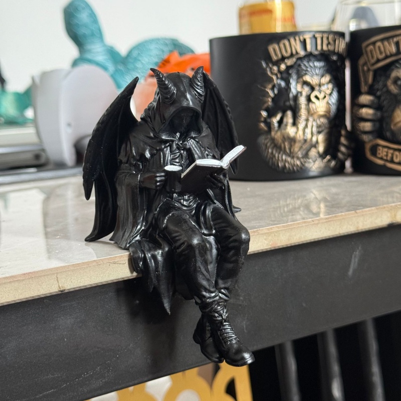Gothic Demon Reading Book Shel - đánh giá và giá Cubicle Shelf Organizer
