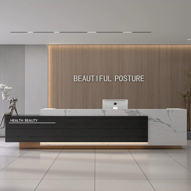 Modern Minimalist Reception De - đánh giá và giá Office Furniture High End