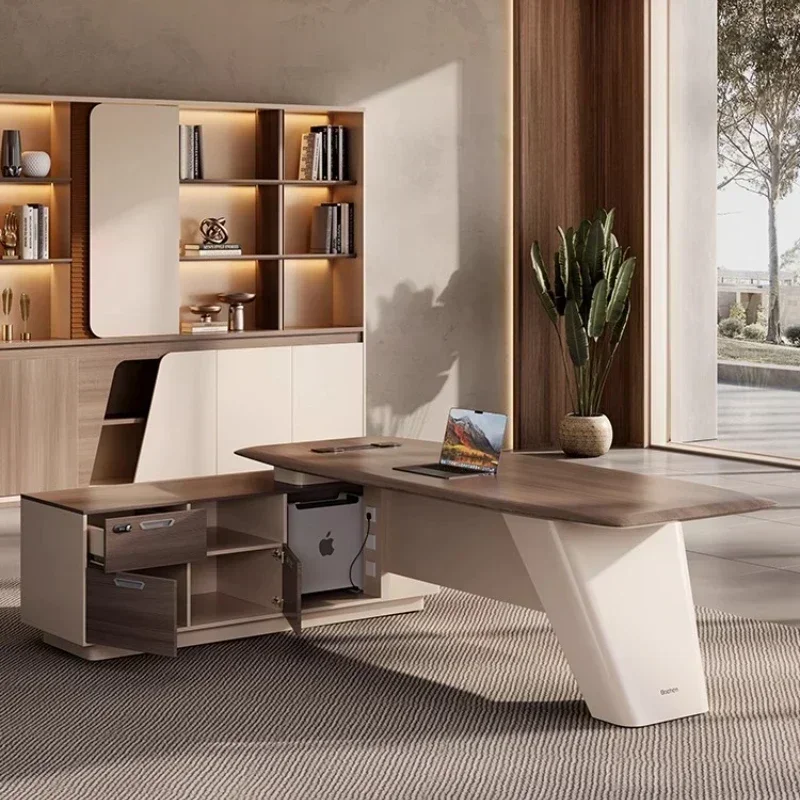 Boss Table Simple Modern Light - đánh giá và giá Office Furniture High End