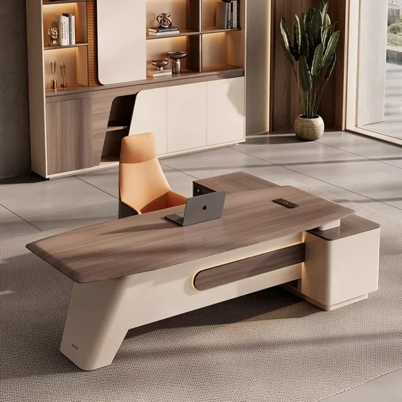 Boss Table Simple Modern Light - đánh giá và giá Office Furniture High End