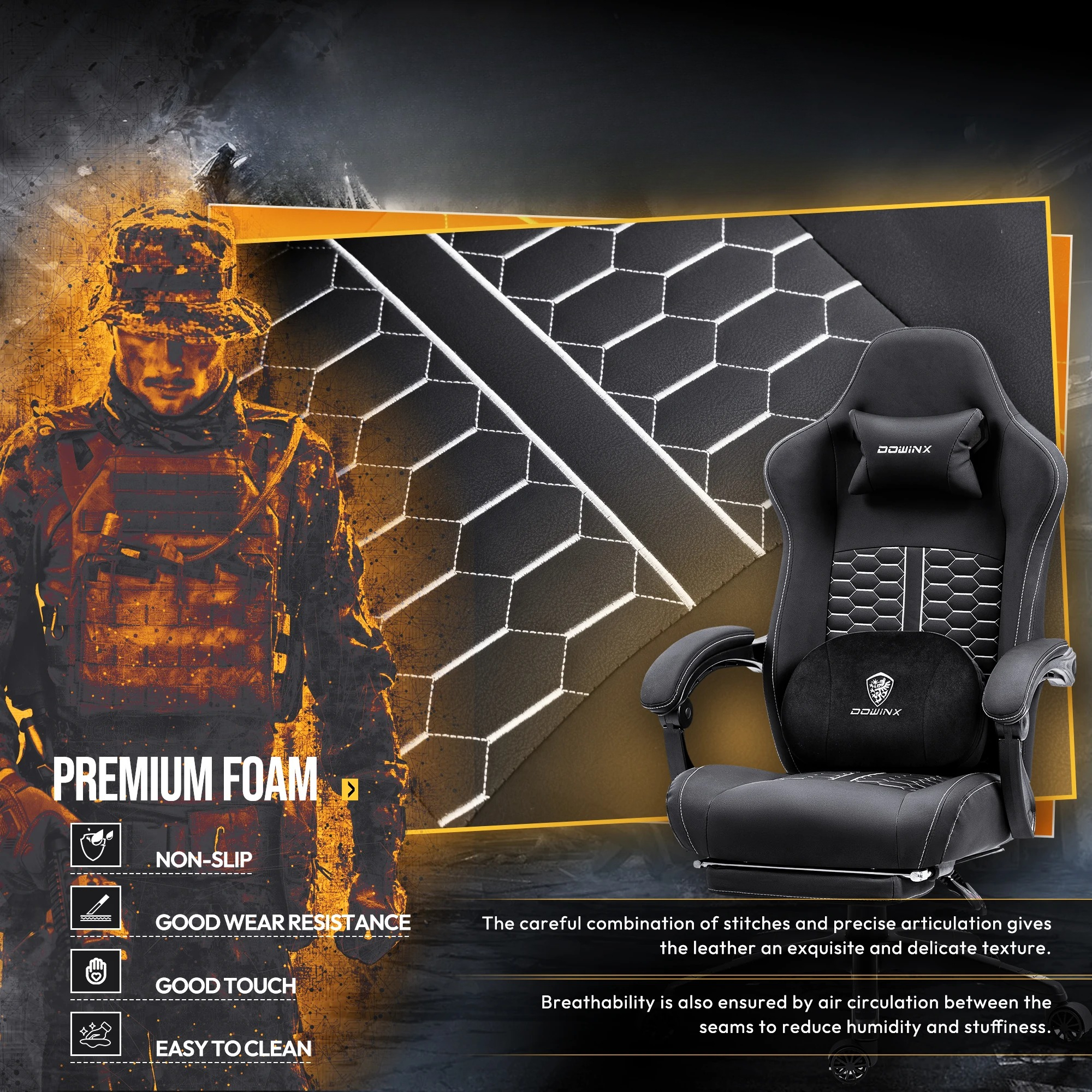 Ergonomic Gaming Computer Chai - đánh giá và giá Office Footrest Cushion