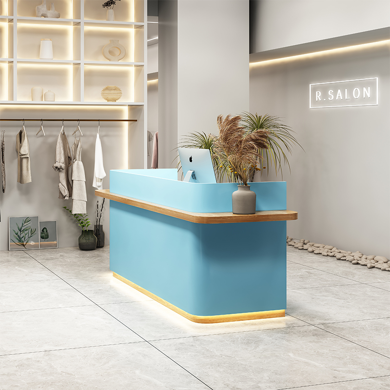 Clothing store checkout page c - đánh giá và giá Reception Desk Counter