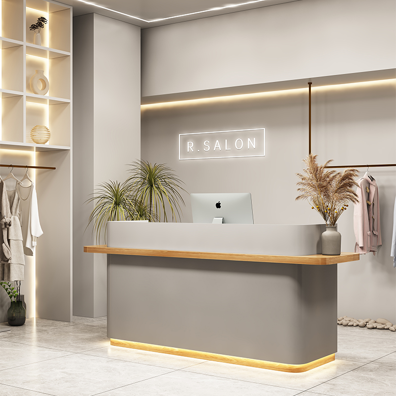 Clothing store checkout page c - đánh giá và giá Reception Desk Counter